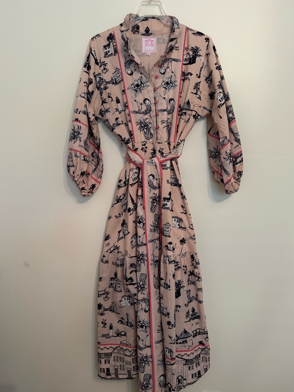 Sue Sartor X Katie Kime Charleston Toile Dress